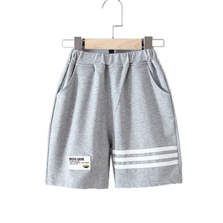 Quần short "kẻ ngang" dành cho bé trai và bé gái 18-45kg.Quần đùi bé trai.Quần rời bé trai mùa hè. MA33