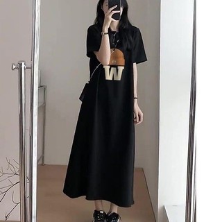 [Bộ sưu tập người 2059] Đầm ngắn tay siêu đẹp cảm giác cao cấp dành cho nữ mùa hè 2023 béo mm che thịt thon gọn hơn Váy dáng rộng hợp thời trang cho nữ