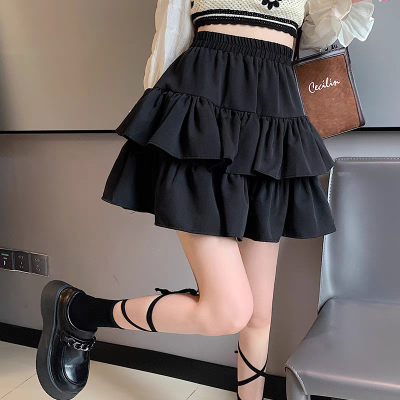 Chân Váy Kiểu Xòe Bigsize Nữ Lưng Cao 2 Tầng Big Size Có Lót Trong Vải Lụa Chéo Mềm Mịn CV XOE