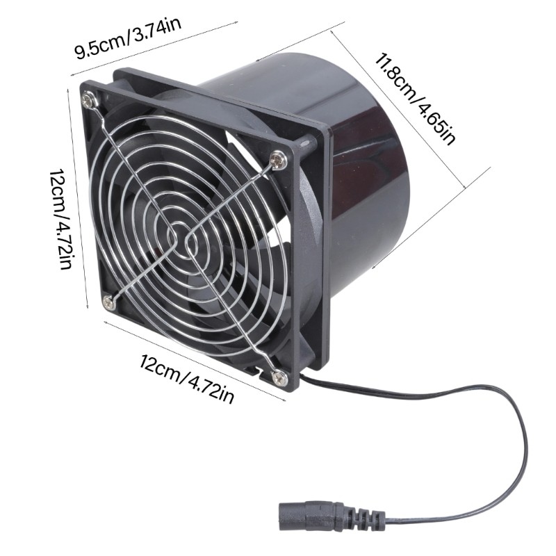 Sturdy Solar Powered Exhaust Fan For Efficient Cooling In Attics Greenhouses