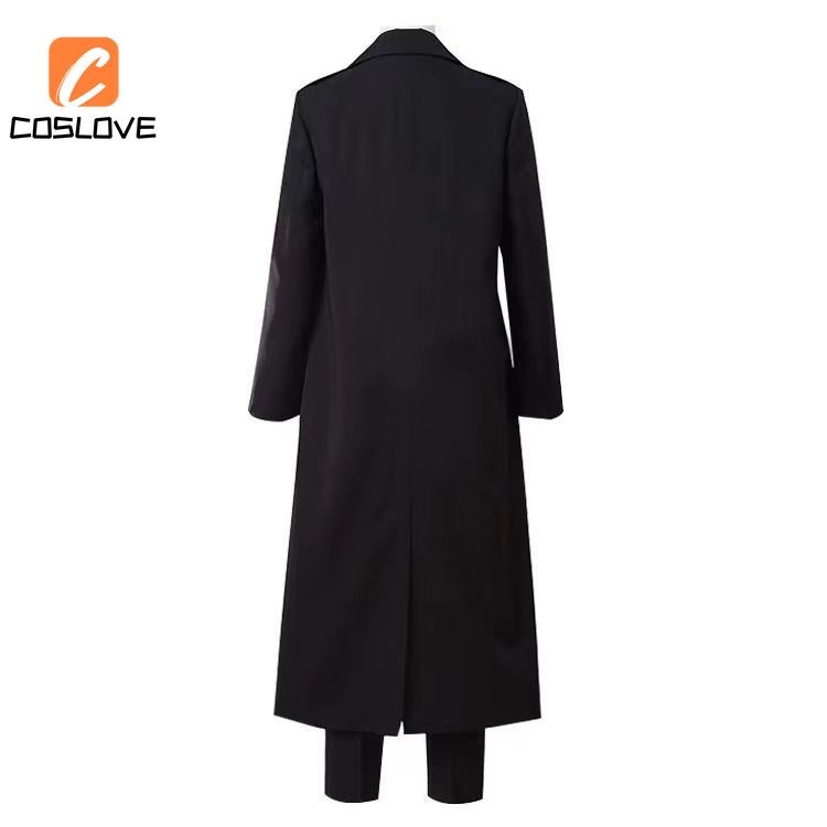 Anime Cưa Xích Người Makima Cosplay Quần Áo Trọn Bộ Trang Phục Trang Phục Cho Người Phụ Nữ Đen Đồng Phục Hóa Trang Tiệc Halloween