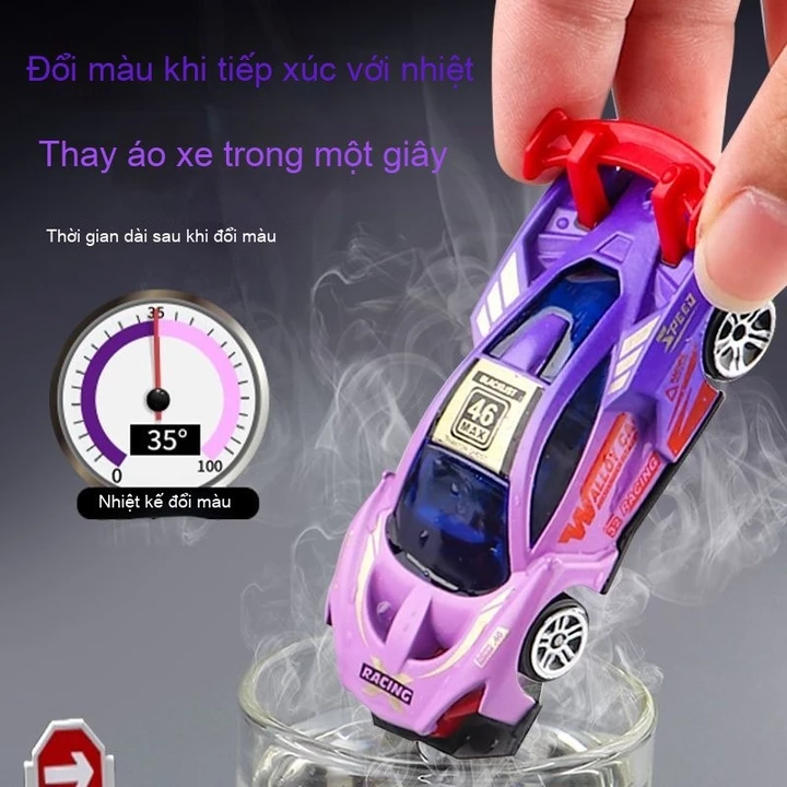 Xe đồ chơi hợp kim đổi màu nhạy cảm với nhiệt độ, đồ chơi cho bé trai, quà sinh nhật, xe đồ chơi trẻ em, xe đồ chơi Hot Wheels, xe đua, mô hình xe hợp kim, quà sinh nhật cho bé trai, xe đồ chơi thực t