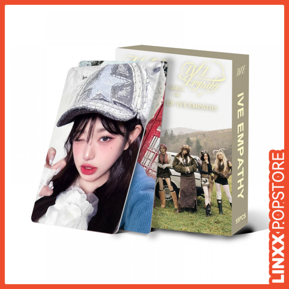 LINXX 55 Cái IVE Đóng Hộp Photocards Bộ Đồng Cảm Album Chính Thức K-Pop Nhóm Cô Gái Sưu Tập Thẻ Giao Dịch Cho Bộ Sưu Tập Quạt Hàng Hóa