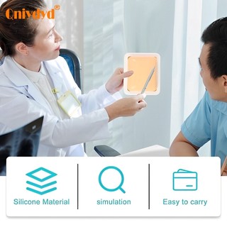 Miếng đệm tập tiêm bắp tiêm huấn luyện tiêm Silicone Pad y tế Sinh viên y tế Mô hình đào tạo khuôn giảng dạy