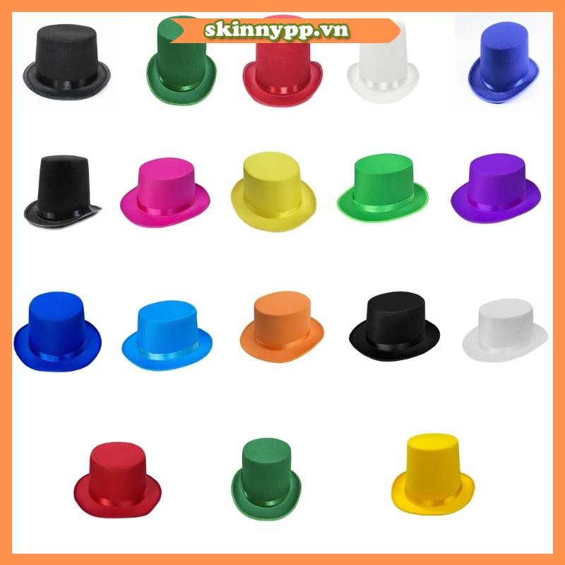 Da Vintage Fedora Mũ Victoria Tuổi Trắng Ngắn Vành Mũ Phương Tây Ảo Thuật Sư Mũ Cho Bé Trai Nam Người Lớn Mũ