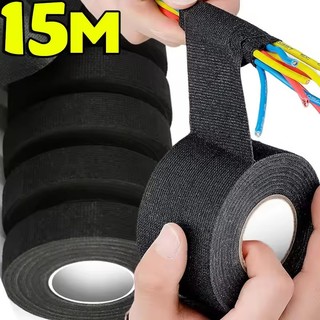 Băng chống cháy chịu nhiệt 15M - Băng vải dính cho dây nịt cáp ô tô Bảo vệ máy dệt dây, 1 / 2 / 3 chiếc