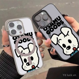Ốp điện thoại kiểu dáng dễ thương hình chó mới, tương thích với iPhone 14 Plus 13 12 Pro Max 11 16 Pro 15 14 Pro 13 Pro 12 11 Pro 16 15 Pro 14 13 Pro Max, chống bụi, chống nước, chống sốc