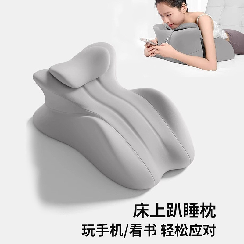 Giường Nằm Gối Ngủ Đầu Giường Nằm Gối Ngủ Chơi Điện Thoại Di Động Chân Miếng Lót Gối Hỗ Trợ Ngủ Đọc Sách Eo Ấm Bụng