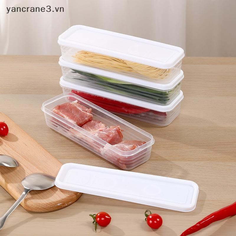 {YAN3} Hộp Tươi Mì Nhựa Bảo Quản Thực Phẩm Hộp Kín Hình Chữ Nhật Hộp Đựng Trái Cây Tủ Lạnh Bảo Quản Đồ Dùng Nhà Bếp Dụng Cụ Gia Đình {yancrane3.vn}