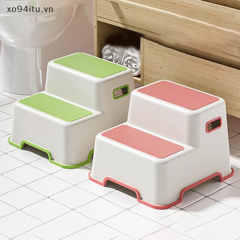 XOITU Trẻ Em Chậu Rửa Bước Phân Rửa Tay Bước Phân Bàn Chải Rửa Mặt Bước Vệ Sinh Chân Phân VN