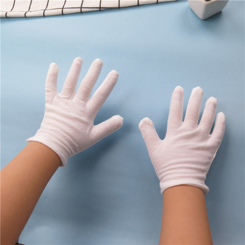 Nhẹ Thoáng Khí Co Giãn Cotton Nguyên Chất Trẻ Em Găng Tay Trắng Bé Trai Bé Gái Mẫu Giáo Học Sinh Tiểu Học Hiệu Suất Thể Dục Thể Thao Cuộc Họp Thể Thao Nghi Thức Nhảy Múa Mỗi