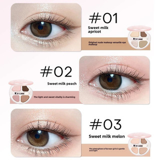 ROMANTIC BEAUTY Ngủ Silkworm Board Sáng Ngủ Silkworm Brush Bright Shadow Dark Eye Shadow Hard To Take Off Trang điểm Ngủ Silkworm Board Eyeshaw