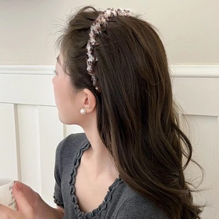Băng đô gợn sóng dành cho nữ - Thanh lịch, Phong cách INS Hàn Quốc, Y2K - để rửa mặt, trang điểm - Phụ kiện tóc thời trang - Công cụ kiểu tóc DIY - Vòng chải tóc chống trượt có răng