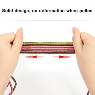 Sọc Đôi Màu Dây Giày Ngoài Trời Giày Thể Thao Dây Giày Martin Cotton Dụng Cụ Giày Giày Dây Giày Phụ Kiện Giày