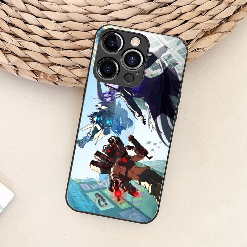 BK-1 Skibidi Toilet Cool Mobile Phone Case cho iPhone 17,15 14 13 12 11 X XR XS 8 Pro Max Plus Mini PC Glass Phone Cover