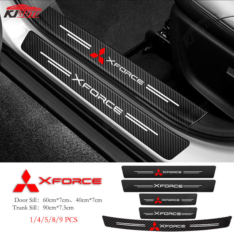 Mitsubishi Xforce Audi Car Sill Sticker Chống Trầy Xước Chống Thấm Nước Cốp Xe Bảo Vệ Cửa Xe Da Bao Phụ Kiện