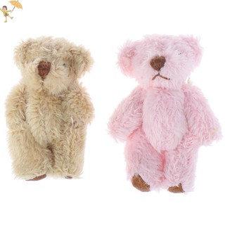 [Gou] 4.5CM Búp Bê Gấu Dễ Thương Tóc Dài Gấu DIY Quần Áo Hoặc Di Động Handmade Phụ Kiện VN