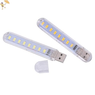 [GOU] LED Di Động 5V 8 LED USB Lighg Máy Tính Điện Di Động Đèn Ngủ VN