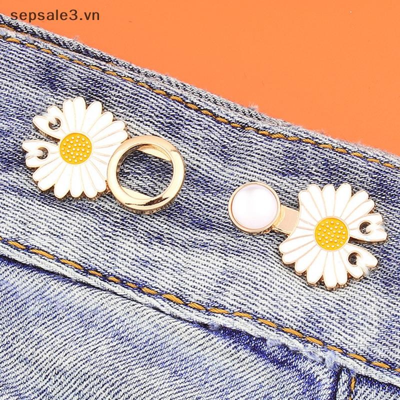 # Vn # Jeans Khóa thắt lưng Đóng thắt lưng Thắt chặt nút thắt lưng Chân kim loại có thể tháo rời Kẹp thắt lưng có thể điều chỉnh Đồ trang trí eo Nút váy Quần áo Quần jean Phụ kiện.
