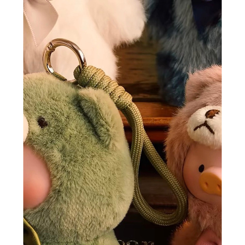 Lulu lợn Teddy Series Đồ chơi dễ thương Móc khóa sang trọng Hộp mù Nhân vật hành động nhồi bông búp bê lợn Trang trí Đồ chơi trẻ em Quà tặng sinh nhật của bạn bè