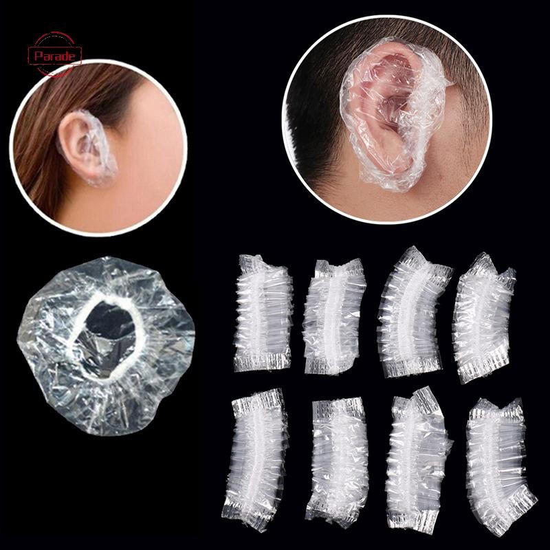 Parade 100 Chiếc Chống Thấm Nước Che Tai Tắm Salon Bảo Vệ Tai Nhuộm Tóc Bịt Tai VN