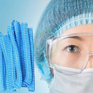 Mũ chùm đầu y tế, nón con sâu chùm đầu, mũ y tế ( 100 cái/ túi) dùng cho y tế , Spa