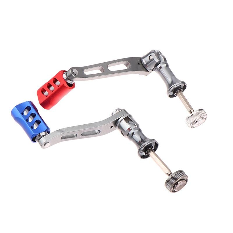 TMOY Câu Tay Cầm Tay Cầm Thay Thế Một Phần Nhẹ Hợp Kim Nhôm Cường Lực Cao Câu Cá Kim Loại Rocker TCM
