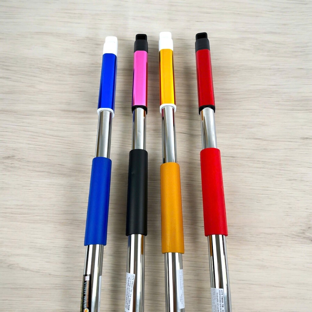 Cây Lau Nhà Mâm Inox Cao Cấp Vinh Nam Plastic Loại Gài Hoặc Vặn Kèm Bông Lau