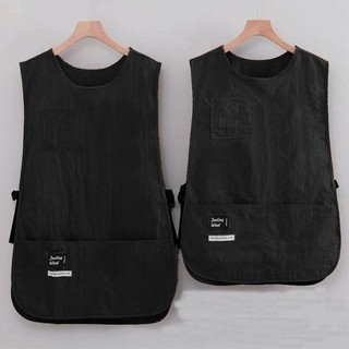 Tạp dề chống vết bẩn BAMBOOB, Tạp dề tay kiểu áo Vest Nylon thoáng khí, Tạp dề nhà bếp chống bẩn đa năng chống thấm nước Nhật Bản Phụ kiện làm sạch