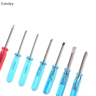 NDY 7 Cái / bộ Bộ tuốc nơ vít chữ thập nhỏ 45mm x 3mm màu xanh
N