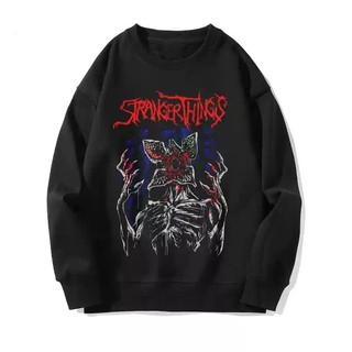 Áo unisex dài tay với hình Demogorgon từ Stranger Things season 5, thiết kế anime