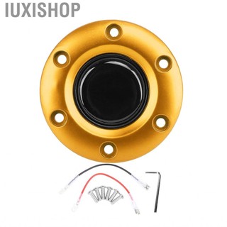 Iuxishop Nút bấm còi ô tô Công tắc nắp trung tâm vô lăng Phù hợp chính xác với 6 bu lông cho lỗ