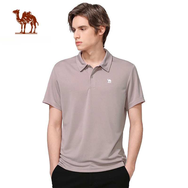 Ảnh Áo thun polo CAMEL CROWN ngắn tay nhanh khô chất lượng thời trang cao cấp cho nam 1
