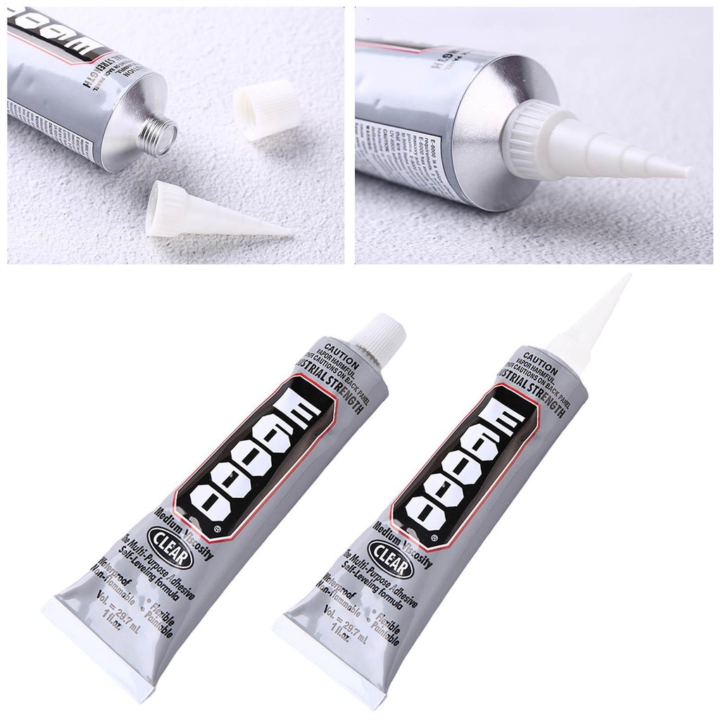 E6000 Siêu Keo Trang Sức Trong Suốt Keo Dán Dính Dính Khoan Kim Cương Giả Liên Kết Gốm Sứ Thủy Tinh Nhựa Keo pomervn