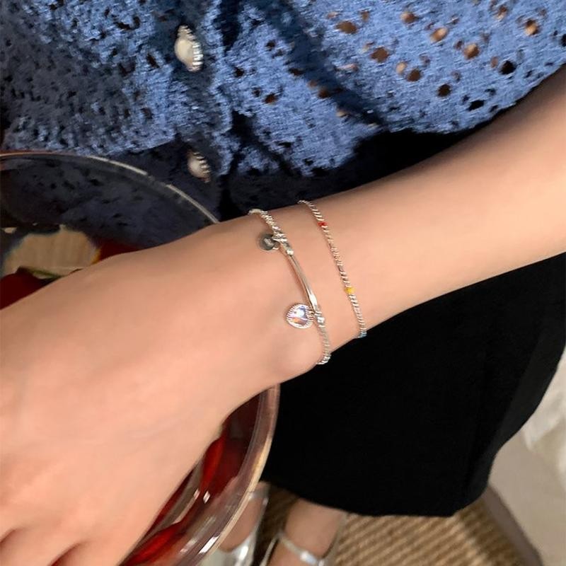 Tình Yêu Vỡ Vòng Tay Bạc Nữ ins Ánh Sáng Sang Trọng Sinh Viên Mori Phong Cách Cao Cấp Thiết Kế Niche Vòng Tay Phù Hợp