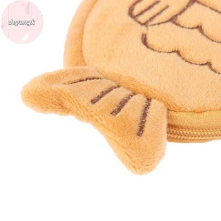 Deyangk 1 Dễ Thương Sang Trọng Snapper Búp Bê Cá Ví Đựng Tiền Xu Túi Dây Kéo Dễ Thương Cô Gái Ví Tiền Xu Cáp Tai Nghe Túi Chìa Khóa VN