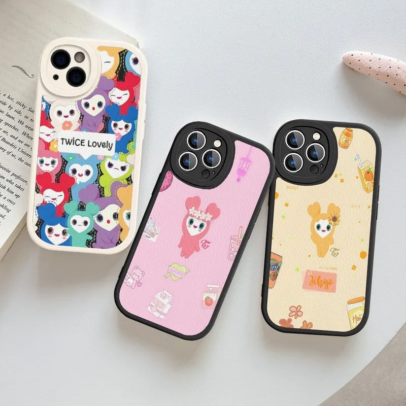 TP-1 L-Laburi T-Twice Lovelys Ốp Điện Thoại Da Cứng Cho IPhone 16 17.35 14 13 12 Mini 11 14 Pro Max Xs X Xr 7 8 Plus Fund