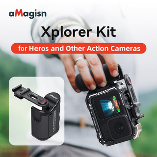 Dành Cho DJI Action 5 Pro / Insta360 AcePro2 Bộ Điều Khiển Camera Đường Phố GoPro 13 Phụ Kiện Máy Ảnh Thể Thao