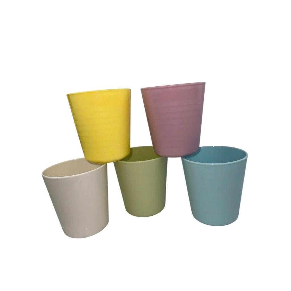 Combo 10 Ly Không Quai Vinh Nam Plastic Chất Lượng Cao Màu Sắc Đa Dạng Thiết Kế Sang Trọng Mã 1023