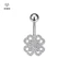 Nhẫn Nút Bụng Trái Tim Gợi Cảm Cá Tính Cho Nữ Bé Gái Pha Lê Zircon Bụng Rốn Nhẫn Trang Sức Cơ Thể [EN]