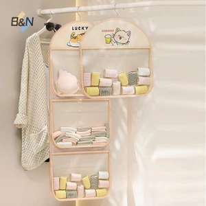 B & N Dung Tích Lớn Túi Lưới Bảo Quản Túi Bảo Quản Rau Có Thể Tái Sử Dụng Túi Lưới Đồ Lót Tất Bảo Quản Túi Lưới Nhà Bếp.