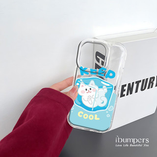 ibumpers Ốp Điện Thoại iPhone Dễ Thương Hoạt Hình Thoáng Mát Họa Tiết Mùa Hè Cho IPhone 16 15 14 12 13 11 Pro Max IP 7 8 Plus X XS XR Mẫu Sóng Ốp Lưng Trong Suốt Dày Dặn TPU Mềm Chống Sốc