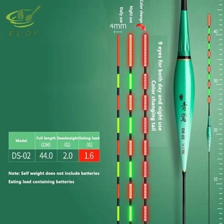 [ELOY] Phao cá có độ nhạy cao Đuôi cứng thay đổi màu trôi ngày đêm trôi dạt cá cắn màu Drift VN