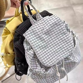 2026 Phong Cách Hàn Quốc Nhẹ Nylon Rip-Stop Dây Rút Thời Trang Đi Lại Ba Lô Phù Hợp Với