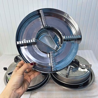 [Giá Xưởng] Combo Bếp Cồn Inox + Đế Lót Chống Nóng – Phù Hợp Gia Đình/Quán Ăn