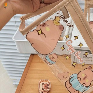 Hộp đựng bút chì văn phòng phẩm dễ thương Girly có in Capybara Hộp đựng bút chì sáng tạo Thích hợp cho bé gái Học sinh Quà tặng