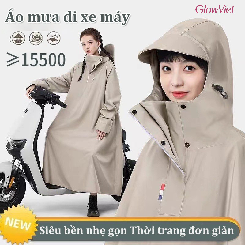 Áo mưa xe máy,Chống thấm,Thiết Kế Bít Kín Toàn Thân,khi đi xe máy không hề có cảm giác ràng buộc