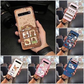 Thiết Kế Thời Trang Ốp Điện Thoại Bền Đẹp Cho Samsung Galaxy S10 5G / SM-G977N Ốp Lưng TPU Chống Va Đập Chống Bụi Bảo Vệ Túi Điện Thoại Hoạt Hình Chống Sốc Bọc Toàn Bộ Silicon Chống Bụi Bẩn
