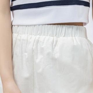 [MIZIQI] Quần short lưng co giãn màu trơn, Quần short chống chói đơn giản dành cho nữ