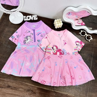 15-35kg Các mẫu bơi liền dáng váy size nhỡ cho bé gái